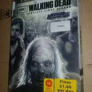 The Walking Dead: Season 1 DVD(3-Disc Special Edition) GREAT CONDITION EX LIBRAR